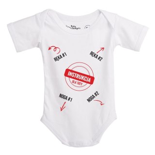 Baby Instructions body z instrukcją tu ręka noga