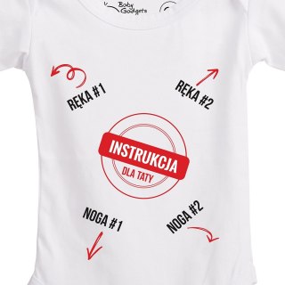 Baby Instructions body z instrukcją tu ręka noga