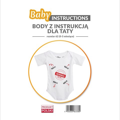 abc-shop.pl Baby Instructions body z instrukcją tu ręka noga