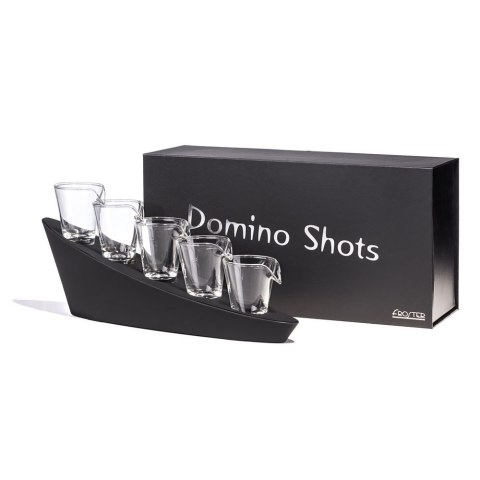 Domino Shots Deluxe zestaw kieliszków osiemnastka abc-shop.pl