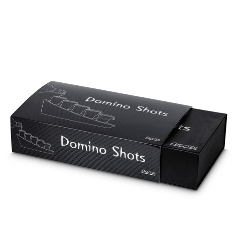 Domino Shots Deluxe zestaw kieliszków osiemnastka abc-shop.pl