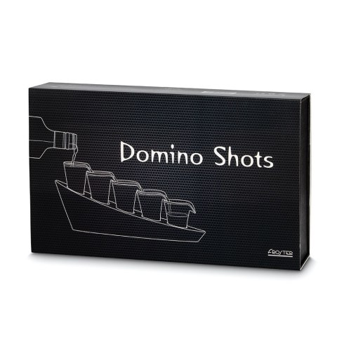 Domino Shots Deluxe zestaw kieliszków osiemnastka abc-shop.pl