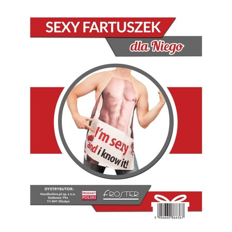 Sexy fartuszek dla niego prezent KAWALERSKI abc-shop.pl