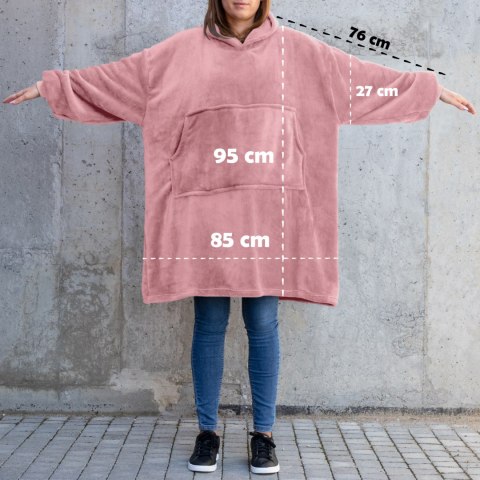 Bluzair Koco Bluza Oversize z Kapturem Polska 4w1