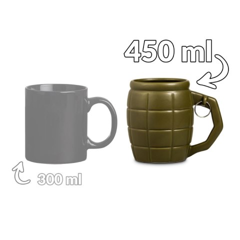 Kubek Granat Zielony 450ml na Dzień Chłopaka abc-shop.pl