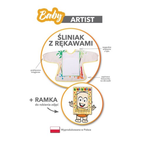 abc-shop.pl Baby Artist - Śliniak z rękawami