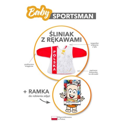 abc-shop.pl Baby Sportsman (PL) - Śliniak z rękawami