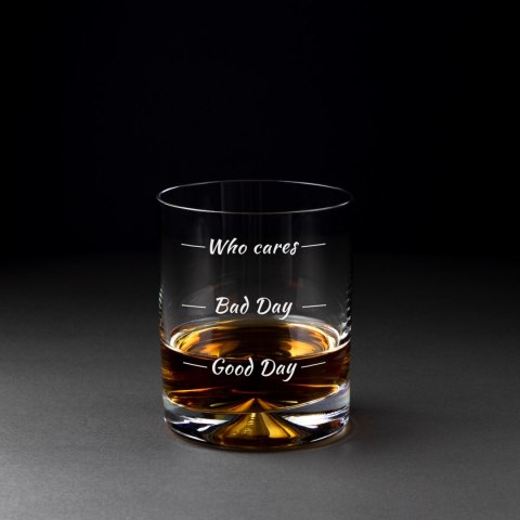 Etui na whisky i 2 szklanki Who cares prezent ślub abc-shop.pl