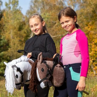 Hobby horse koń na patyku kiju dla dziecka duży A3