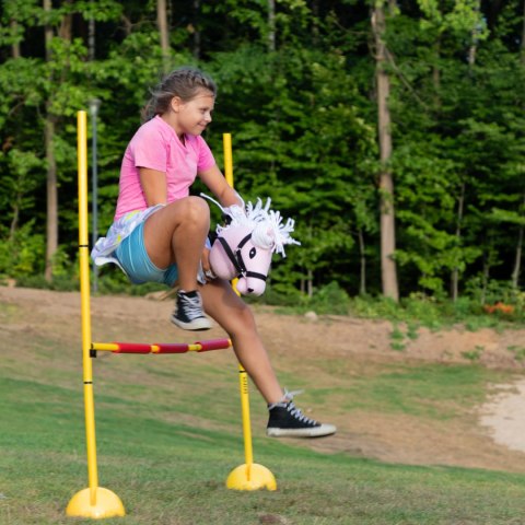 Różowy Hobby Horse Skippi A5 - lekki i poręczny - prezent dla dziewczynki