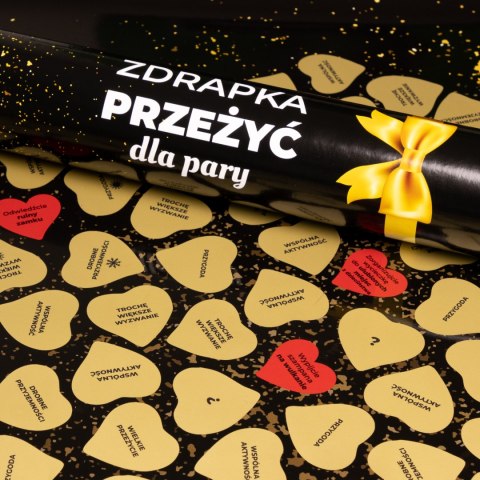 Zdrapka Przeżyć dla Pary plakat bucket list mapa abc-shop.pl